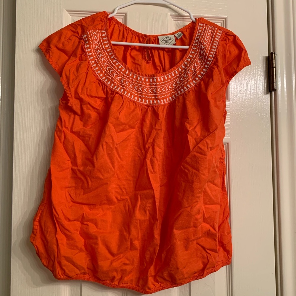 XL Orange blouse